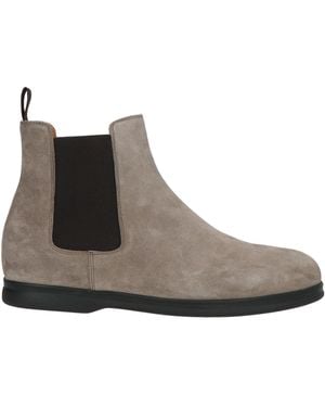 Doucal's Taupe Ankle Boots Leather - Brown