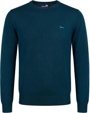 Harmont & Blaine Midnight Jumper Wool - Blue