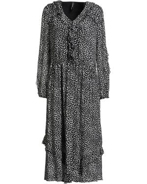 Marc Cain Midi Dress Viscose, Silk - Gray