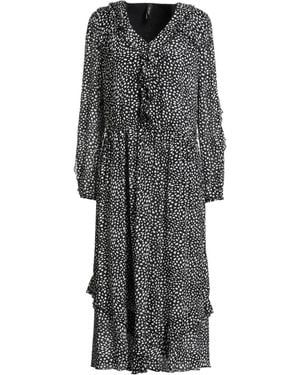 Marc Cain Midi Dress Viscose, Silk - Grey