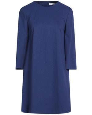 Harris Wharf London Mini Dress Viscose, Polyamide, Elastane - Blue