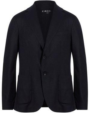 Circolo 1901 Blazer Virgin Wool, Cashmere - Blue