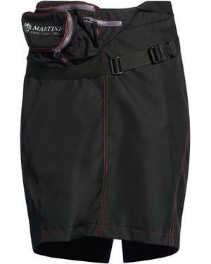 Martine Rose Mini Skirt Polyamide - Black