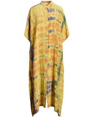 Sun Chaser Midi Dresses - Yellow