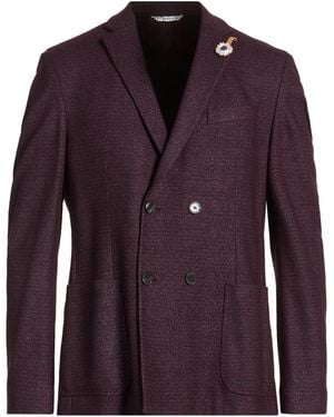 Baldessarini Blazer Viscose, Polyamide, Elastane - Purple