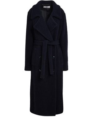 Barena Midnight Coat Virgin Wool, Polyamide, Viscose, Acetate, Cotton - Blue