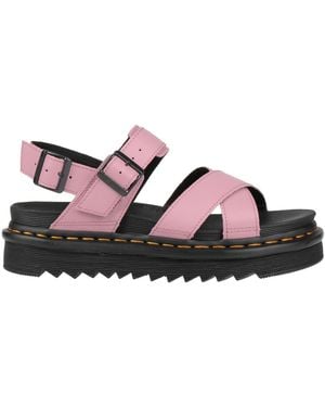 Dr. Martens Voss Li Dusty Athena Antique Rose Sandals Leather - Brown