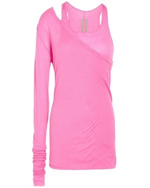 Rick Owens Midi Dress Cotton - Pink