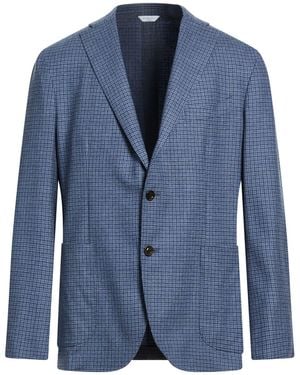 Boglioli Slate Blazer Virgin Wool - Blue