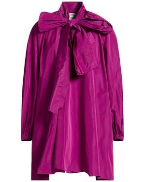 Max Mara Mini Dress Polyester, Silk - Purple