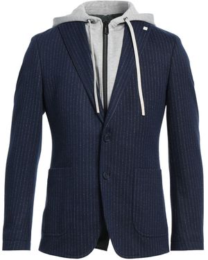 DIGEL Jacket Polyester, Viscose, Elastane - Blue