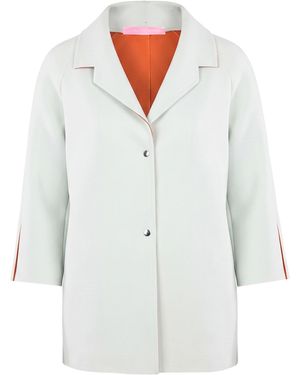 La Fille Des Fleurs Jacket - White