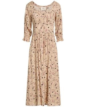 Ba&sh Blush Midi Dress Viscose - Natural