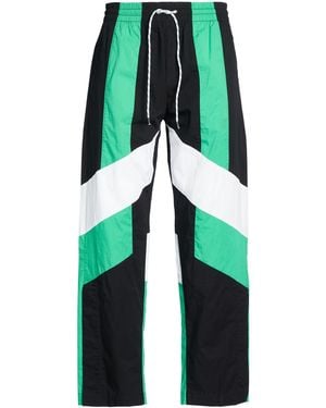 Bikkembergs Trousers Cotton, Elastane - Green