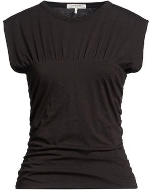 Rag & Bone T-Shirt Cotton, Lyocell - Black