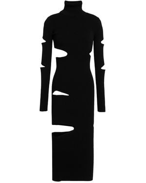 Blumarine Midi Dress Viscose, Polyester - Black