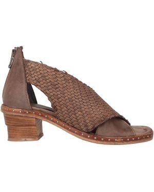JP/DAVID Khaki Sandals Leather - Brown