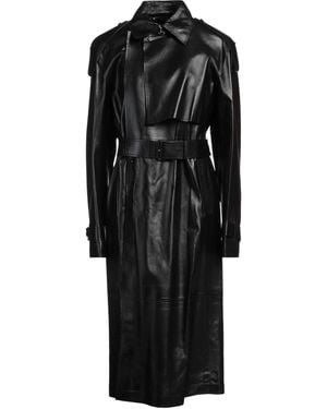 Mackage Overcoat & Trench Coat Calfskin - Black
