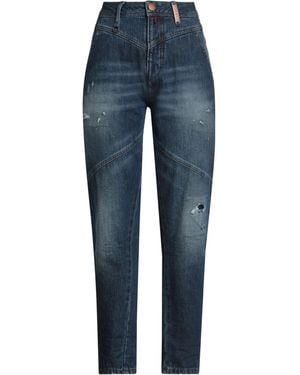 High Pantaloni Jeans - Blu