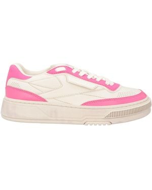 Reebok Trainers Leather, Textile Fibres - Pink