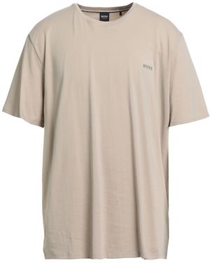 BOSS T-Shirt Cotton, Elastane - Natural