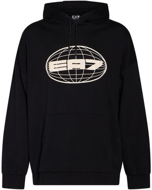 EA7 Sweatshirt Cotton - Black