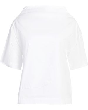 Alpha Studio Top Cotton, Elastane - White