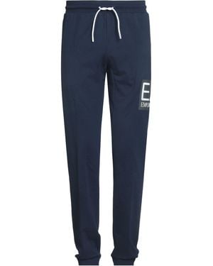 EA7 Pants Cotton, Elastane - Blue