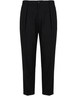 Briglia 1949 Pants Wool, Polyester, Elastane - Black