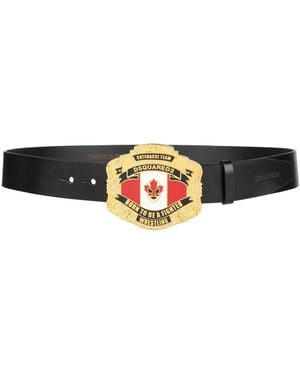 DSquared² Belt Leather - Black