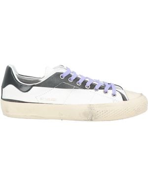 HIDNANDER Trainers Leather, Textile Fibres - White