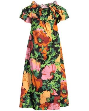 La DoubleJ Midi Dress - Green