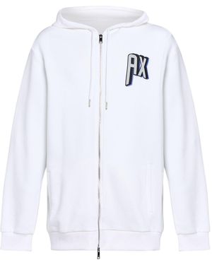 ARMANI EXCHANGE Sweatshirt Cotton, Polyester, Elastane - White