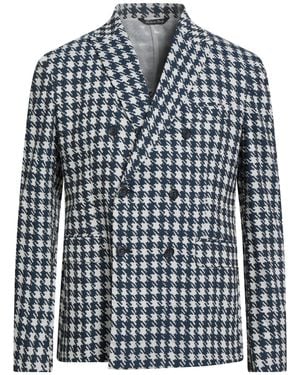 Brian Dales Blazer Cotton, Polyamide, Elastane - Blue