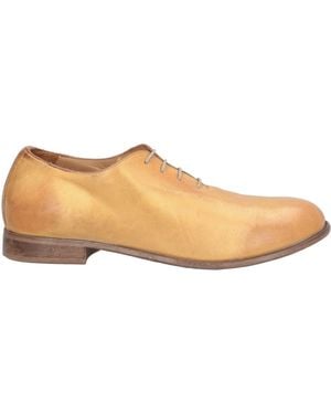 Moma Lace-Up Shoes Leather - Natural