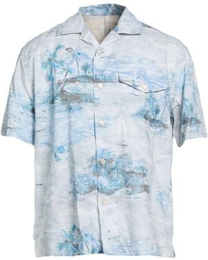 Eleventy Shirt Lyocell, Cotton - Blue