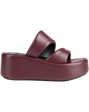 Sergio Rossi Sandals Leather - Purple