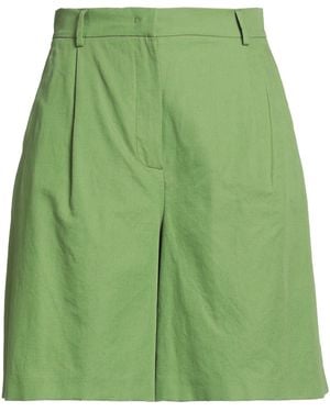 Weekend by Maxmara Shorts & Bermuda Shorts Cotton, Linen - Green