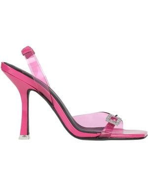 Black Suede Studio Sandals Pvc - Pink