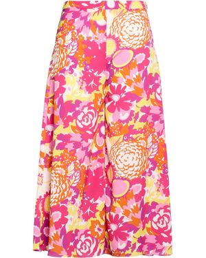 Hanita Fuchsia Pants Polyester - Pink