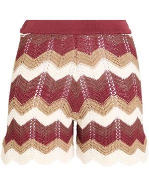 Akep Shorts & Bermuda Shorts Viscose, Recycled Cotton, Polyester - Red
