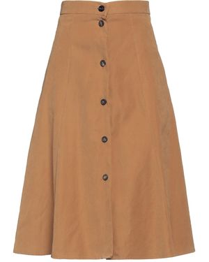 Berwich Midi Skirt - Brown