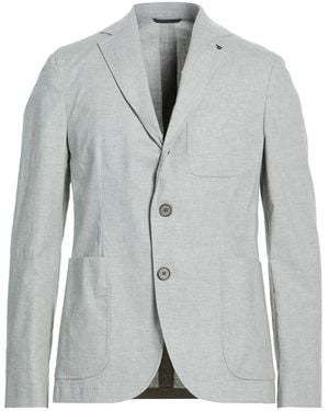 Peserico Light Blazer Cotton, Elastane - Gray