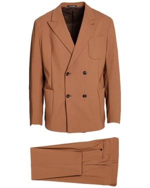 Emporio Armani Suit Virgin Wool, Elastane - Brown