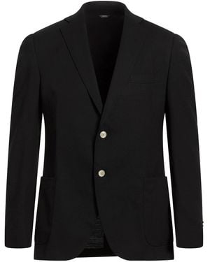 Tombolini Blazer Virgin Wool, Elastane - Black