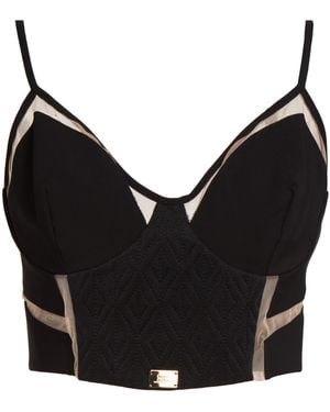 Elisabetta Franchi Top - Black