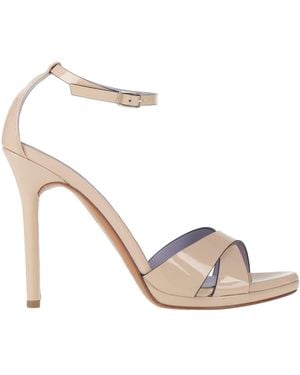Albano Sandals Textile Fibers - Metallic