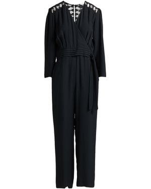 Sandro Jumpsuit Viscose, Polyester - Black