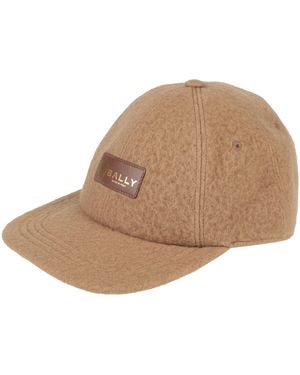 Bally Hat Virgin Wool, Cashmere - Natural