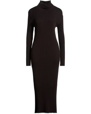 P.A.R.O.S.H. Midi Dress - Black
